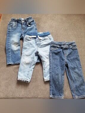 Old Navy Three-Pack Blue Denim Kids Pants